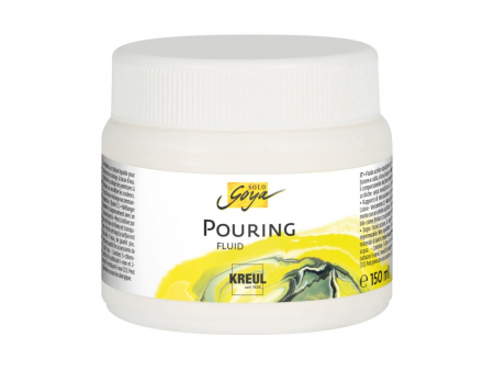 Rechizite Școlare - Lichid pentru fluidizarea vopselelor acrilice, Kreul Pouring, 150 ml