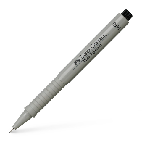 Rechizite Școlare - Liner 0.05mm negru eco pigment faber-castell