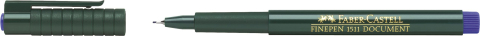 Liner 0.4mm albastru finepen 1511 faber-castell [1]