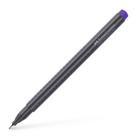 Rechizite Școlare - Liner 0.4mm albastru-violet grip faber-castell