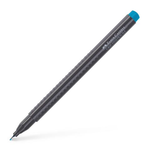 Rechizite Școlare - Liner 0.4mm cobalt-turcoaz grip faber-castell