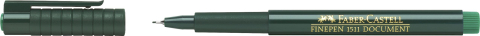 Liner 0.4mm verde finepen 1511 faber-castell [1]