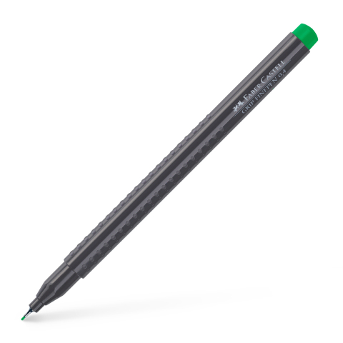 Rechizite Școlare - Liner 0.4mm verde grip faber-castell