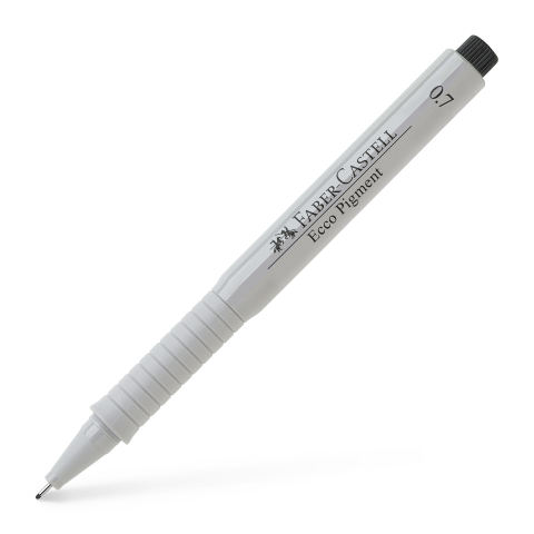 Rechizite Școlare - Liner 0.7mm negru eco pigment faber-castell