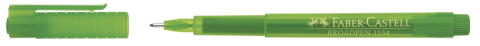 Liner 0.8mm verde broadpen 1554 faber-castell [1]