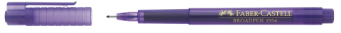 Liner 0.8mm violet broadpen 1554 faber-castell [1]