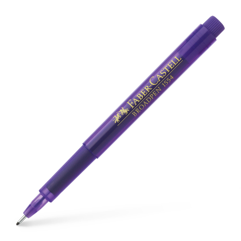 Rechizite Școlare - Liner 0.8mm violet broadpen 1554 faber-castell