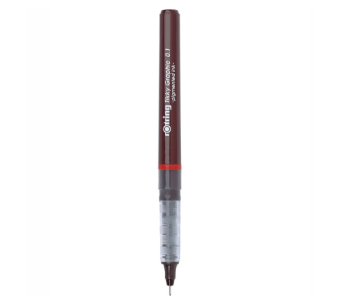 Rechizite Școlare - Liner graphic 0.1mm negru tikky rotring