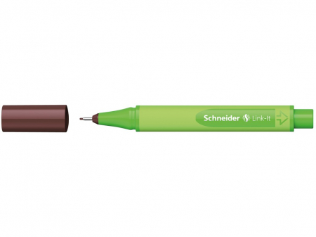 Birotică și Papetărie - Schneider - Liner Schneider Link-It 0,4 mm, Maro- Micostore.ro