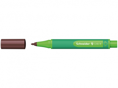 Birotică și Papetărie - Schneider - Liner Schneider Link-It 1,0 mm, Maro- Micostore.ro