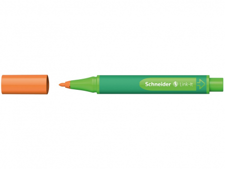 Birotică și Papetărie - Schneider - Liner Schneider Link-It 1,0 mm, Portocaliu- Micostore.ro