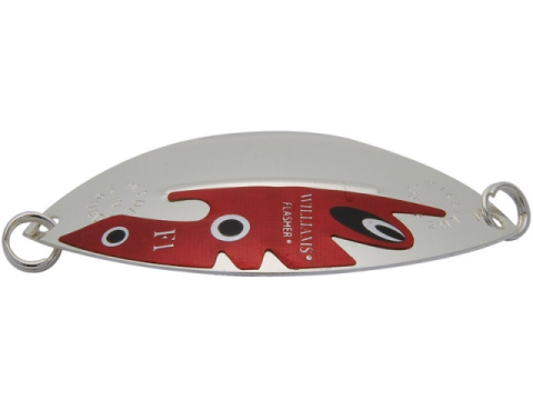 Pescuit si vanatoare - Lingurita oscilanta Williams Flasher 8.6cm 14.2g Red 8.6cm 14.2g Red