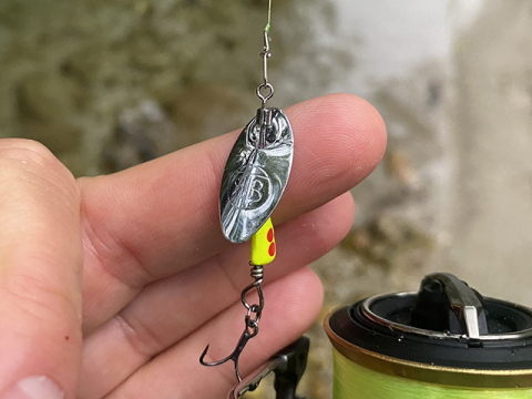 Lingurita rotativa RTB InLine Spinner #2 2.1g #08 Silver Blade #2 2.1g #08 Silver Blade [2]