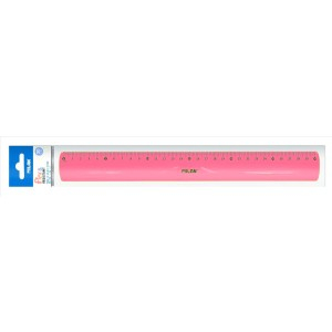 Rechizite Școlare - Liniar 30cm flexibil roz milan 353801p