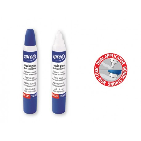 Lipici scolar, Stick, Solid si Lichid - Lipici lichid 35ml Spree   