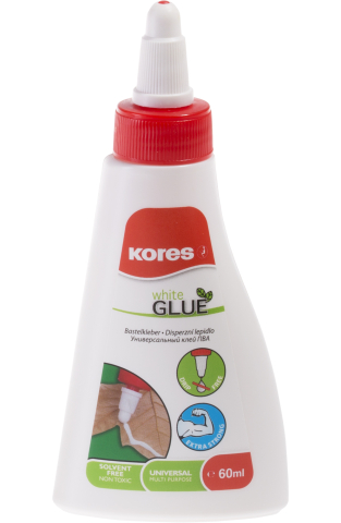 Lipici lichid craft alb 60g kores