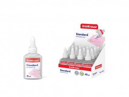 Lipici, Adezivi și Benzi adezive - Lipici lichid standard 40 ml, Erich Krause