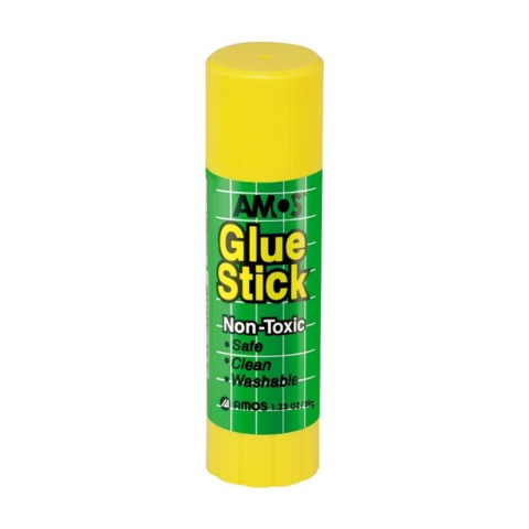 Lipici scolar, Stick, Solid si Lichid - Lipici solid Amos, 35g, fara solvent, GSW35
