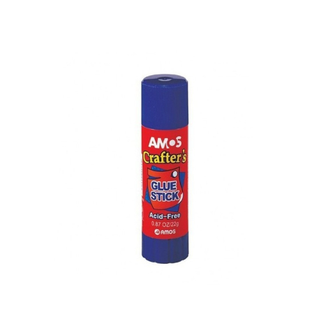Rechizite Școlare - Lipici solid Amos Invisibil, Crafter's Glue, 22g, fara solvent, GSB22N