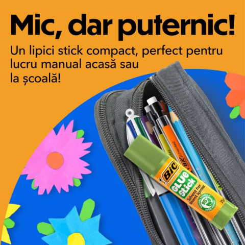 Lipici solid Bic, formula imbunatatita, tub reciclabil 95%, 8g [2]