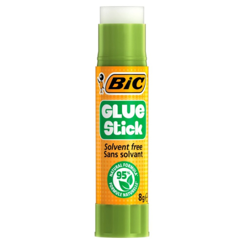 Lipici scolar, Stick, Solid si Lichid - Lipici solid Bic, formula imbunatatita, tub reciclabil 95%, 8g