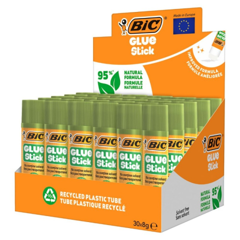 Lipici solid Bic, formula imbunatatita, tub reciclabil 95%, 8g [1]
