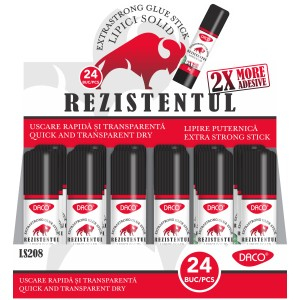 Rechizite Școlare - Lipici solid pvp daco rezistentul 8g ls208
