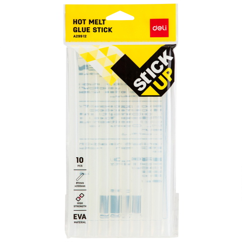 Accesorii Craft - Lipici transparent hot melt 11*200mm 10 buc/set deli