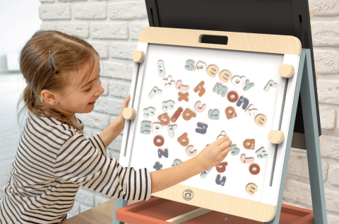Litere magnetice din lemn, Speedy Monkey pentru Baiat, Fata varsta 45722 [1]