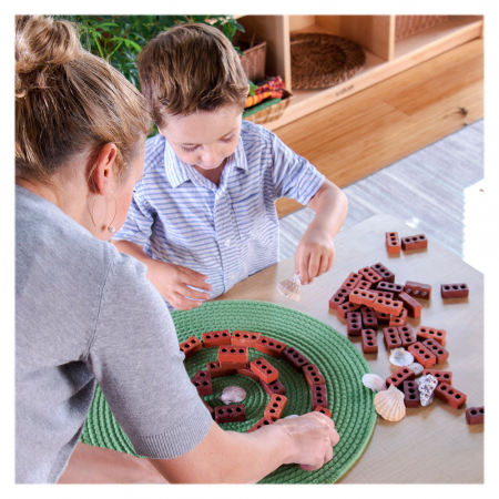 Little Bricks 60 de piese, Guidecraft, 3-9 ani [2]