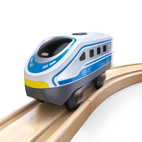 Locomotiva alba de jucarie cu baterii pentru copii, copii varsta 3 ani+,6 ani+ [2]