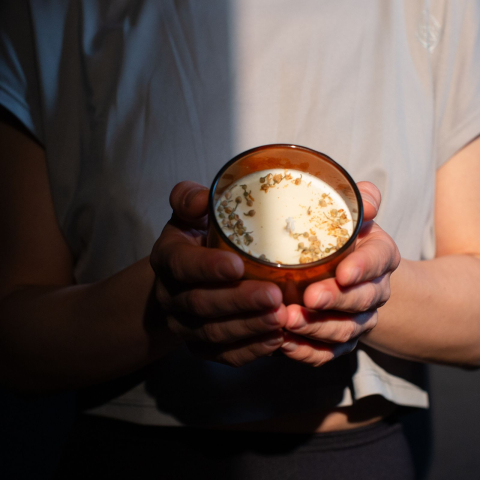 Lumanare naturala din tei, 180 gr, hand made, premium [8]