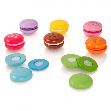 Macarons din lemn, set 8 bucati, 2-5 ani [3]