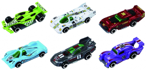 Jucării și Jocuri pentru copii - Macheta die cast, masinuta scara 1/64, 7.5cm, diverse modele si culori- verde, alb, rosu, bleu, gri, albastru, galben, portocaliu, negru, turquoise