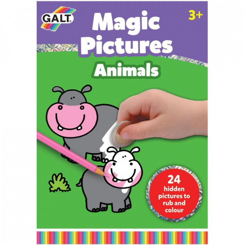 Cărți Educative, Activități - Magic Pictures - Razuim si coloram