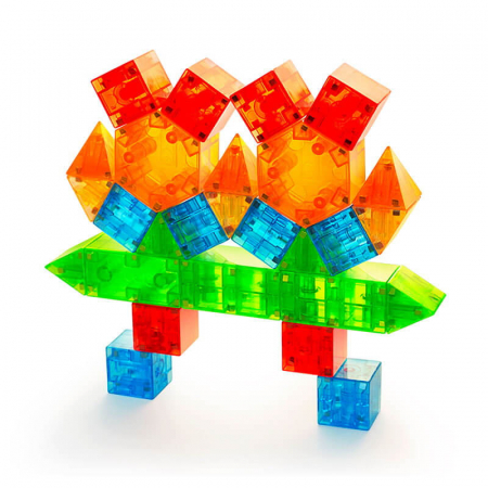 Joc de constructie magnetic ⭐ Magna-Tiles Qubix 29 piese [2]
