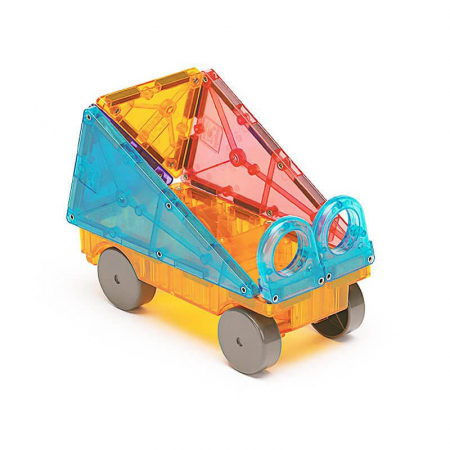Joc de constructie magnetic ⭐ Magna-Tiles Clear Colors 48 [4]