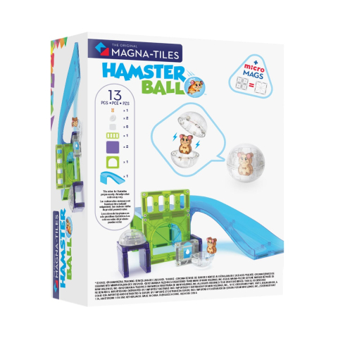 MAGNA-TILES Cursa hamsterului​, set magnetic, copii varsta 3-9 ani [5]