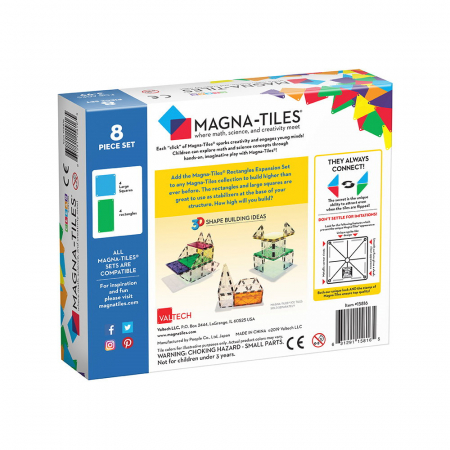 MAGNA-TILES Extensie Dreptunghiuri, 8 piese [3]