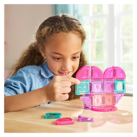MAGNA-TILES Heart to Heart, Travel set, varsta 3-9 ani [3]
