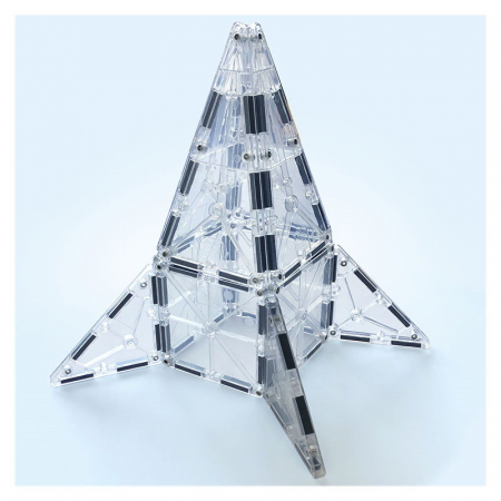Joc de constructie magnetic ⭐ Magna-Tiles Ice Transparent [1]