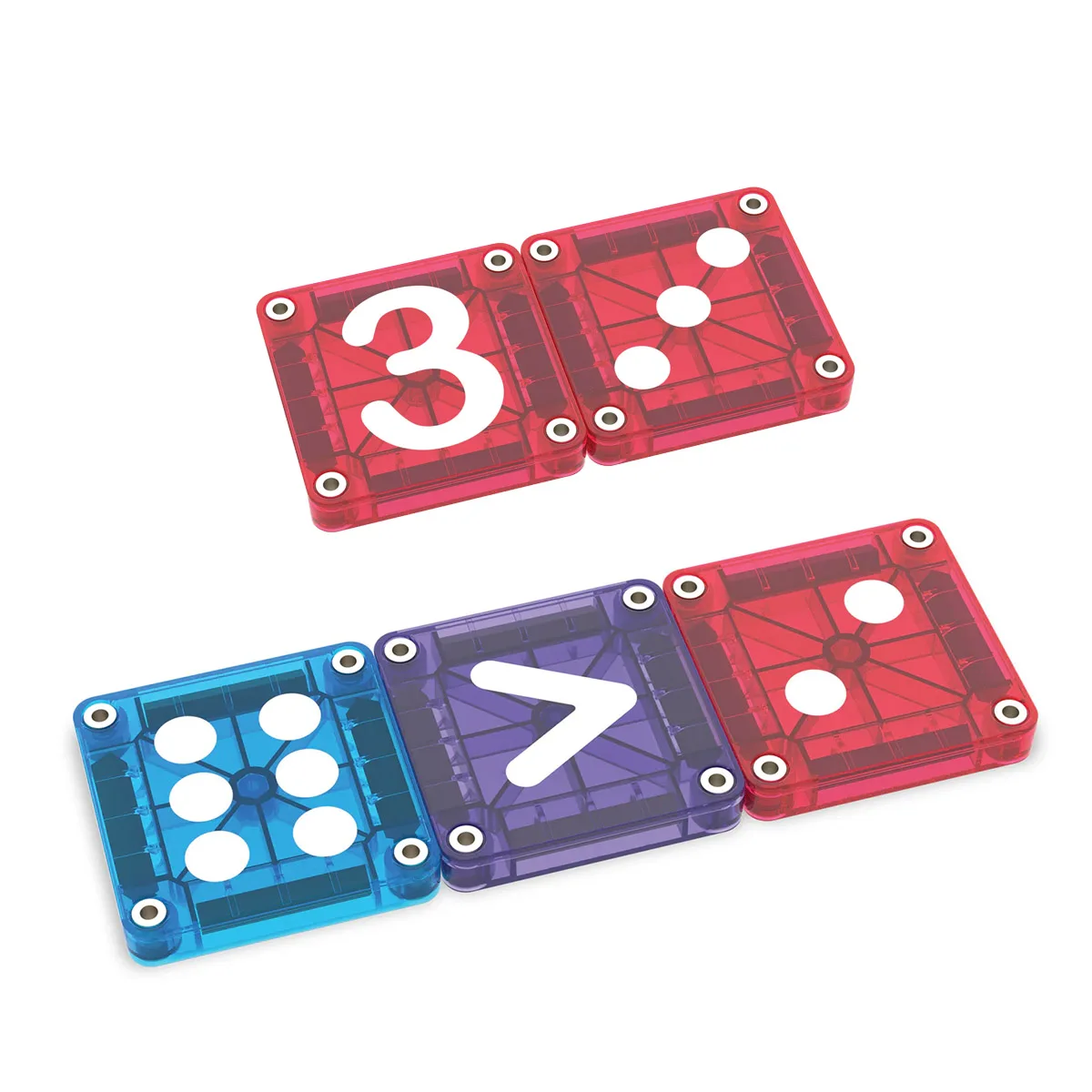 MAGNA-TILES Learn Numbers, cifre si matematica, varsta 3-9 ani [2]