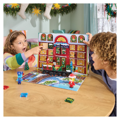 MAGNA-TILES microMAGS Advent Calendar, copii varsta 3-9 ani [1]
