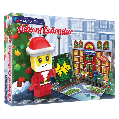 Jucării și Jocuri pentru copii - MAGNA-TILES microMAGS Advent Calendar, copii varsta 3-9 ani