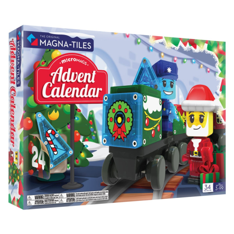 MAGNA-TILES microMAGS Advent Calendar, copii varsta 3-9 ani [5]