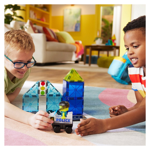 MAGNA-TILES Police Patrol, 20 piese, copii varsta 3-9 ani [1]