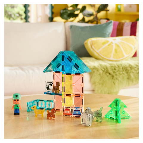 MAGNA-TILES Puppy Park, 27 piese, copii varsta 3-9 ani [3]