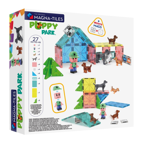 MAGNA-TILES Puppy Park, 27 piese, copii varsta 3-9 ani [5]
