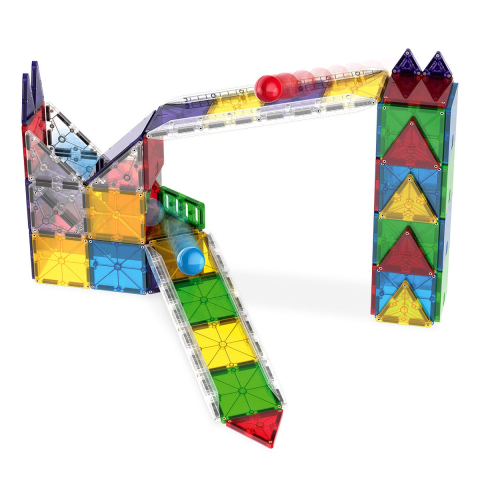 MAGNA-TILES Rail Racers Deluxe, 90 piese, copii varsta 3-9 ani [4]