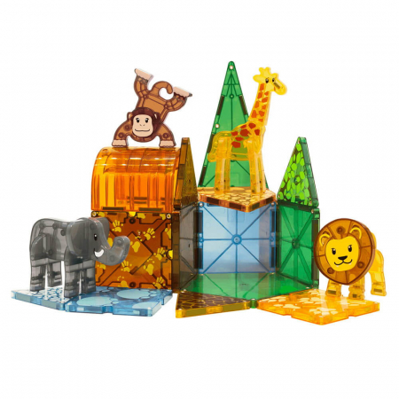 Joc de constructie magnetic ⭐ Magna-Tiles Safari Animals [1]